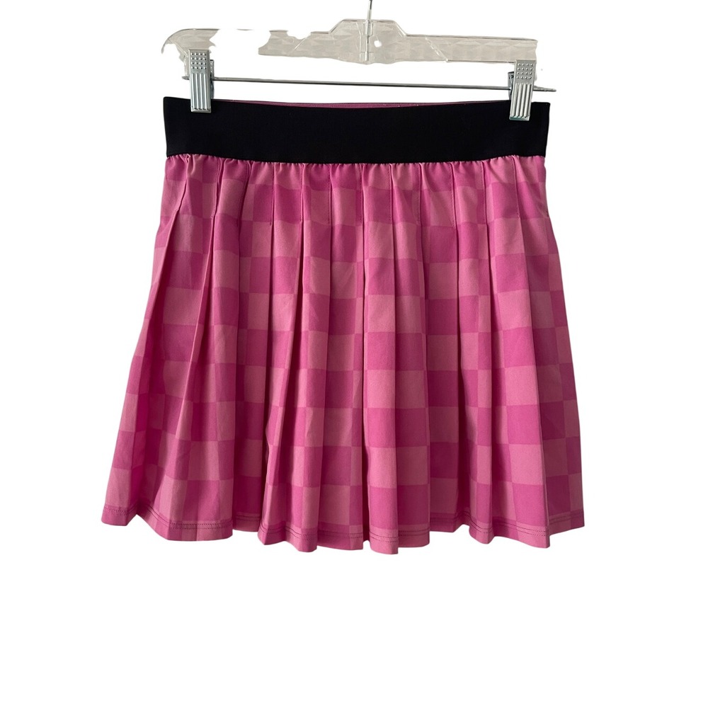 JoyLab Pink Checkered Skort XS